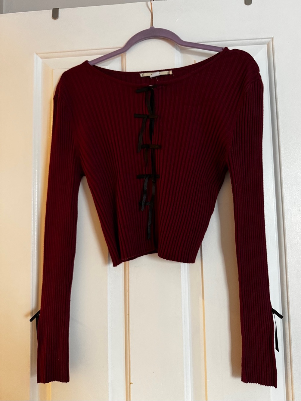 Kimchi Blue Peyton Bow Cardigan